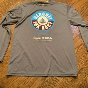 Hershey 10k race tech shirt